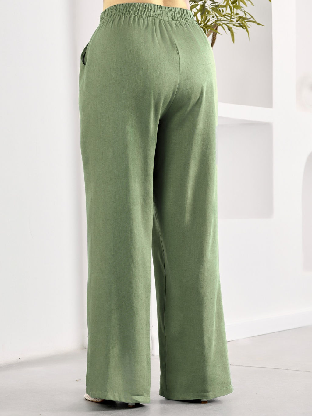 Брюки Камео-2 из вискозы со льном - Виотекс фото 4