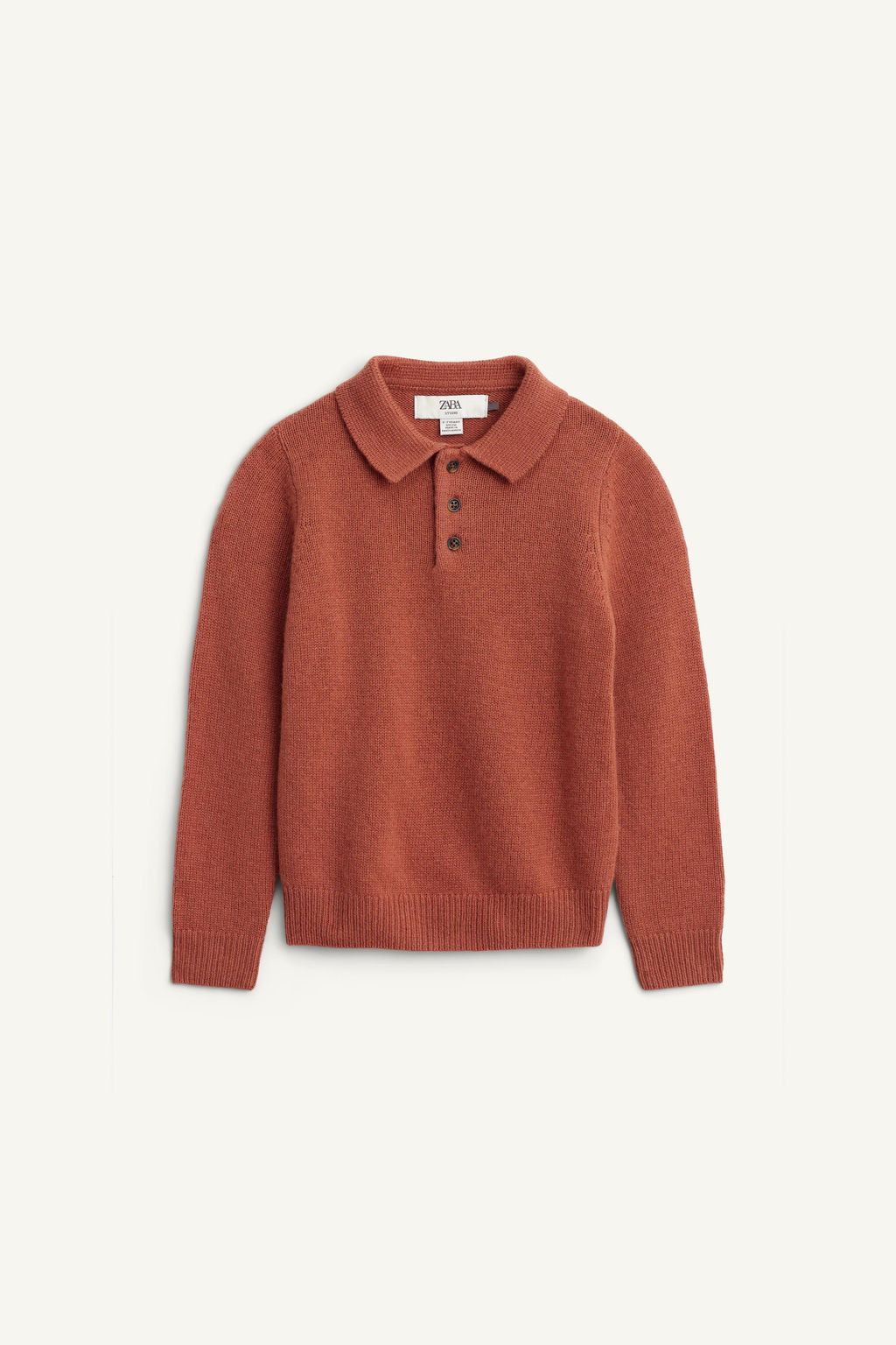100% WOOL KNIT POLO SHIRT LIMITED EDITION - Zara фото 5