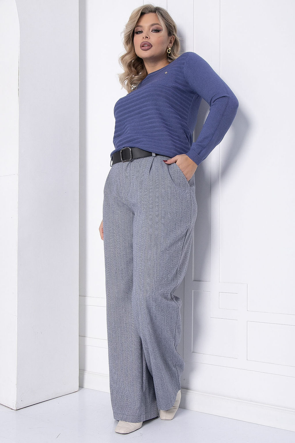 Брюки Киллиан (серые) Б12323-25 - Lt collection фото 5