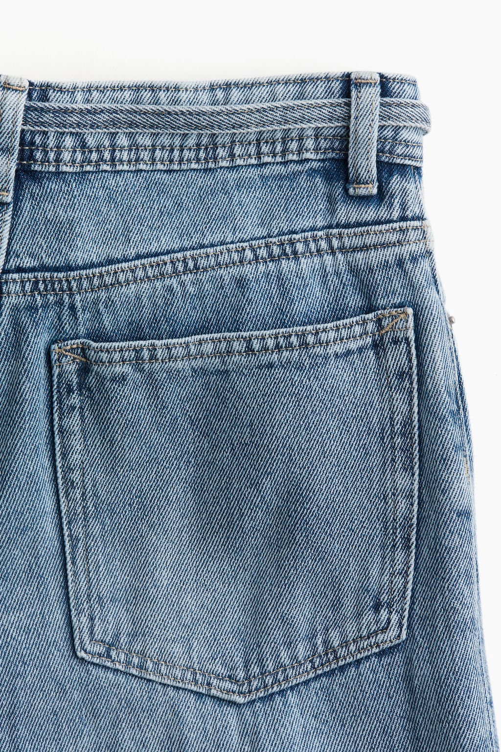 Vaquero amplio con cinturon de anudar - H&m фото 7