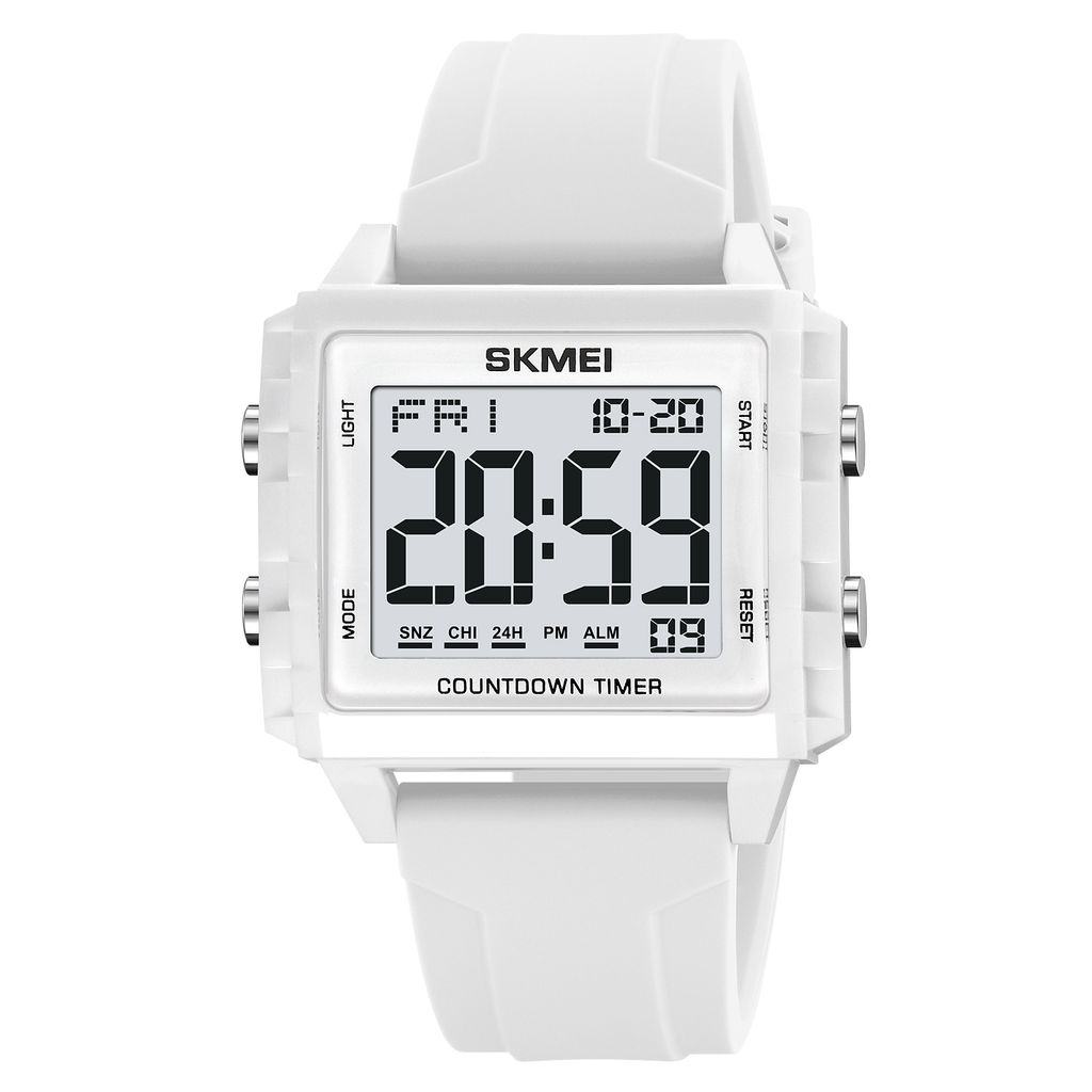 Часы наручные Skmei мужские электронные 2320white-white