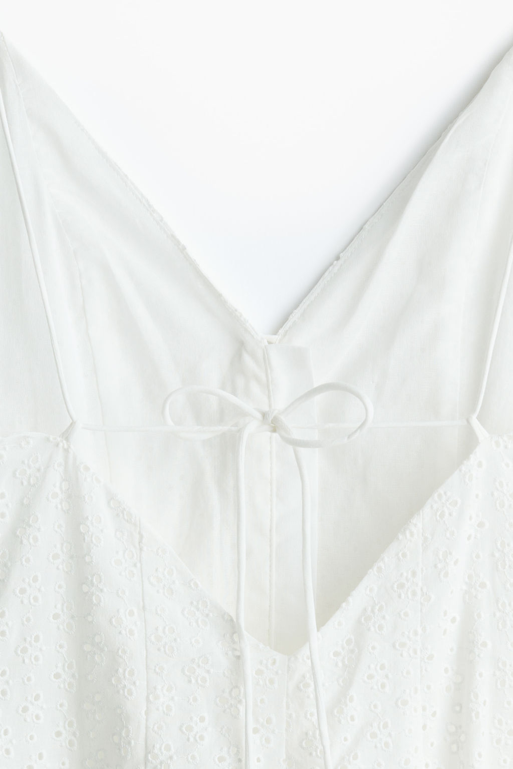 Vestido con botonadura frontal y bordado ingl?s - H&m фото 2
