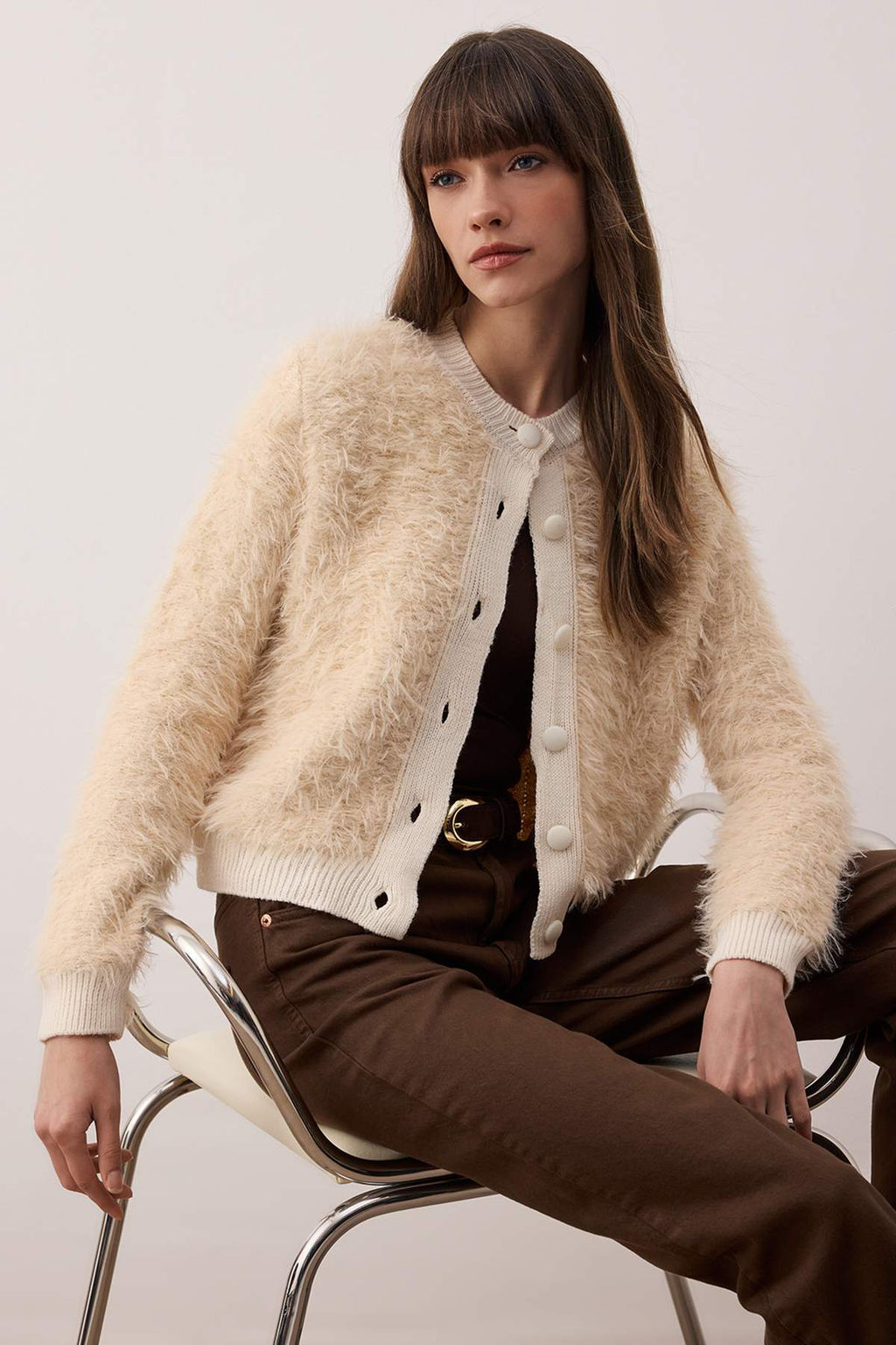 Bej Triko H?rka TWOAW26HI00279 - Trendyolmilla фото 3