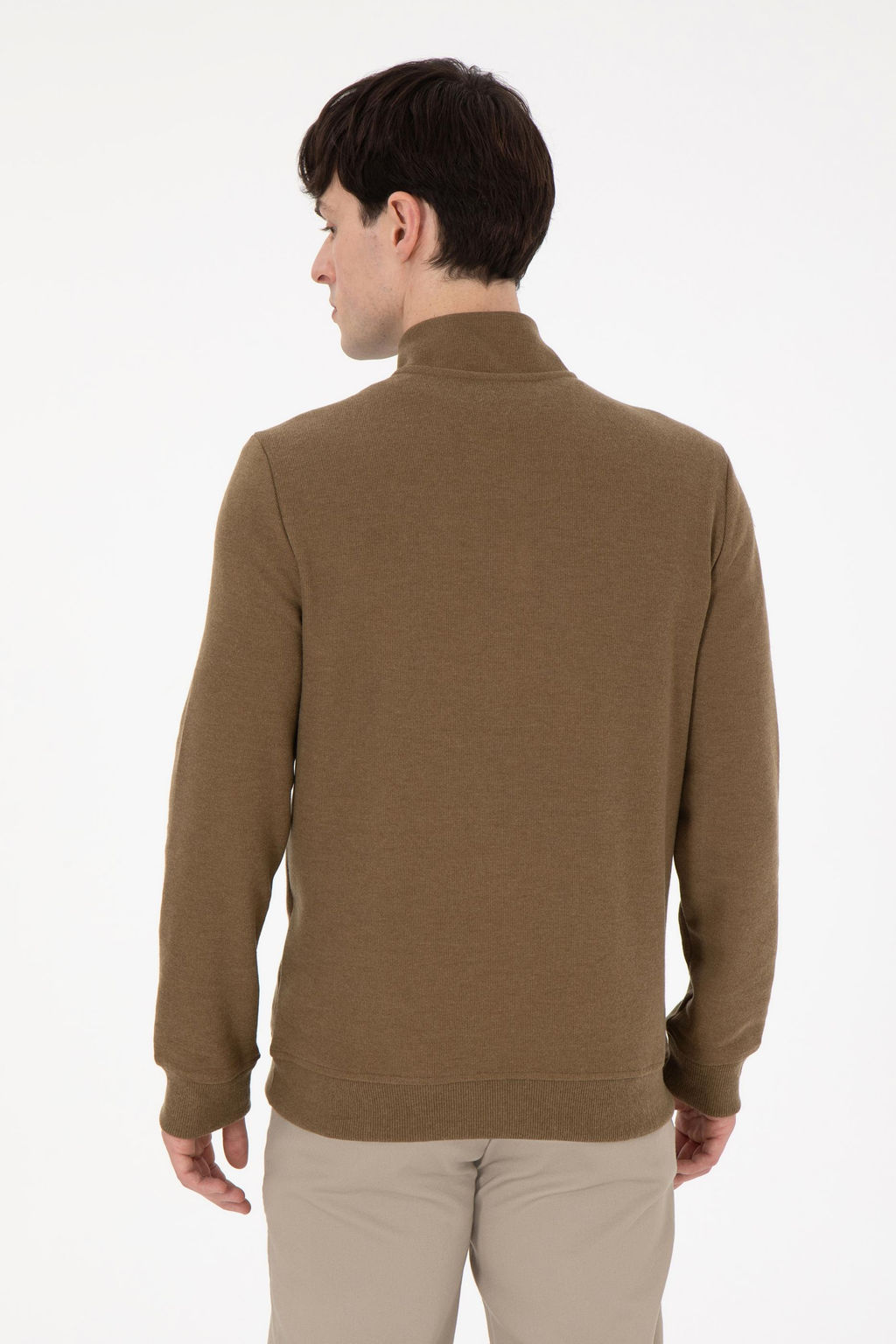 Мужской свитшот цвета хаки Неожиданная скидка в корзине - U.s. polo assn фото 5