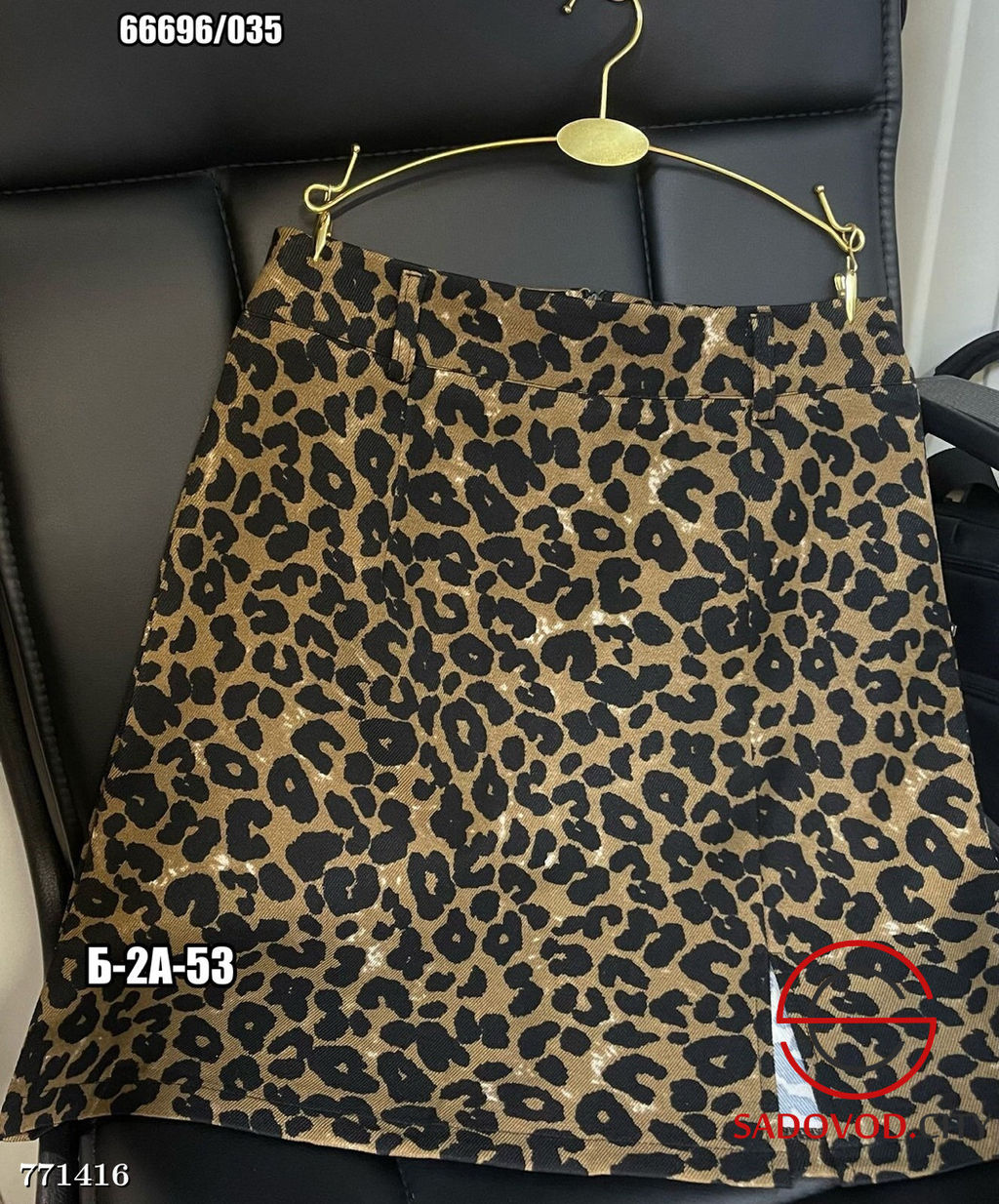Женская юбка с леопардовым принтом - Bruno фото 6