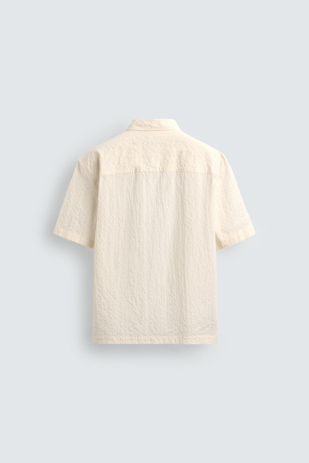 SEERSUCKER POLO SHIRT - Zara фото 8