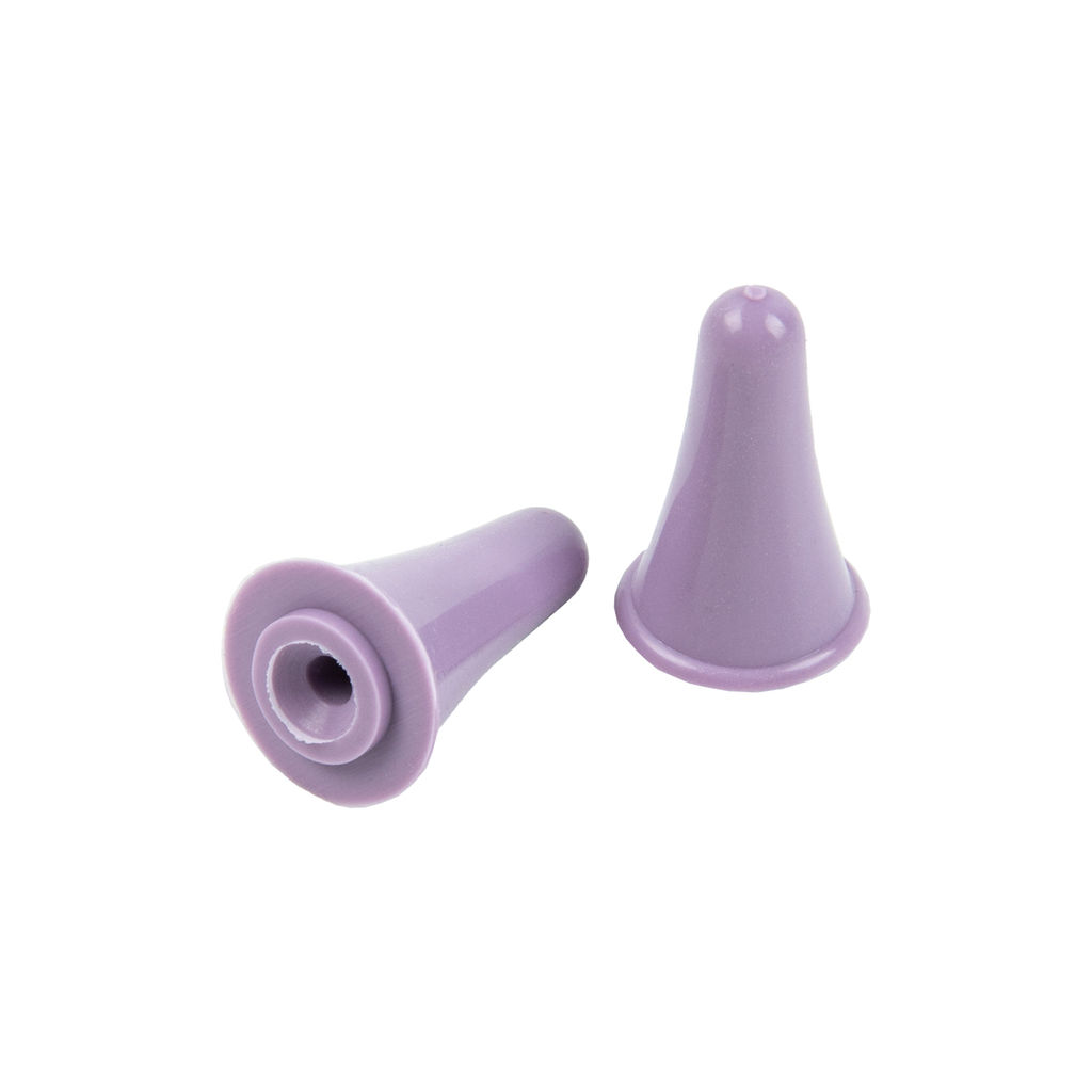 Для вязания Gamma PP-03 наконечники для спиц 1.2мм-2мм пластик 2 шт сиреневый фото 5