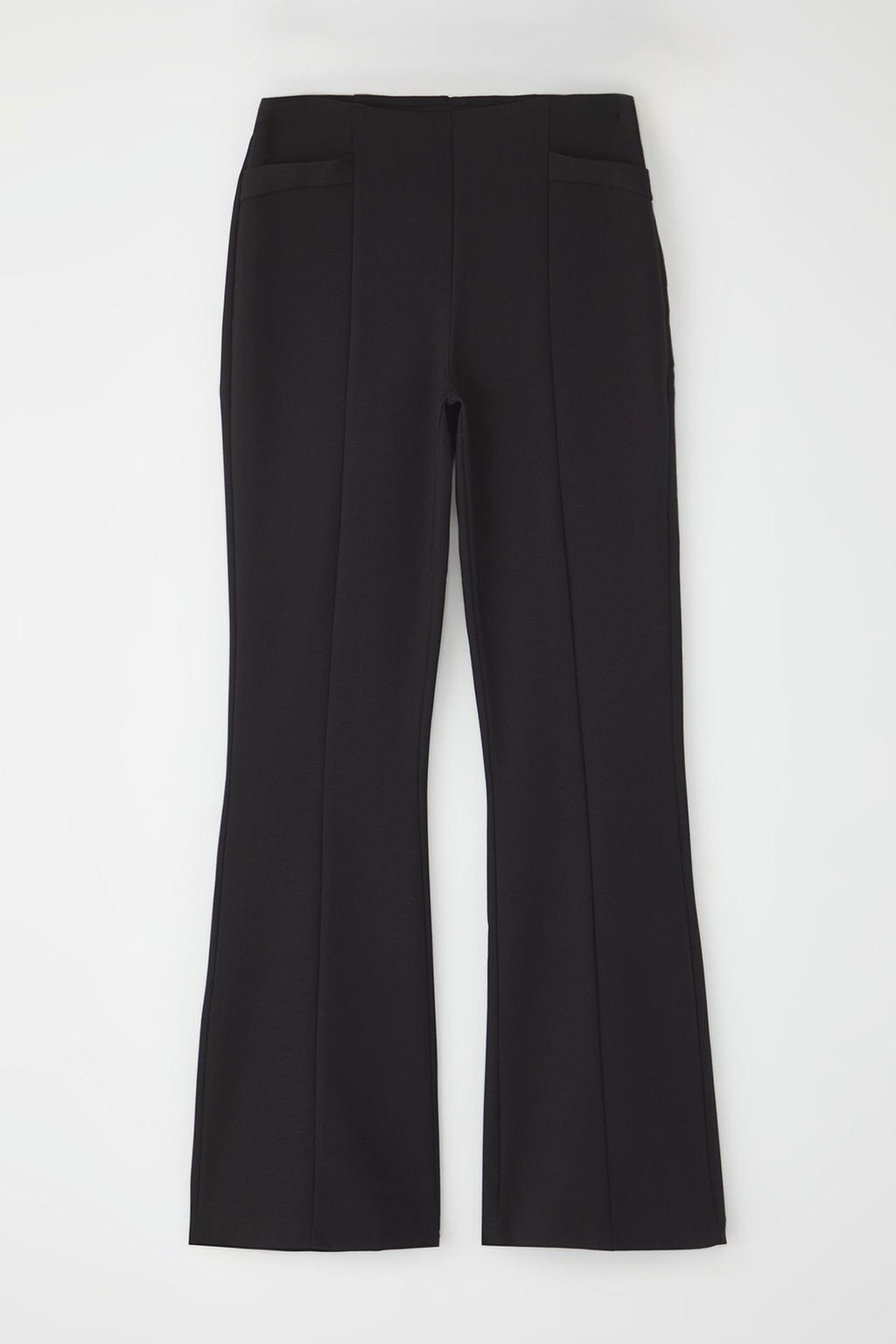 TRENDYOLMILLA Siyah Arka Beli Lastikli Esnek Flare Dokuma Pantolon TWOSS25PL00007 фото 8