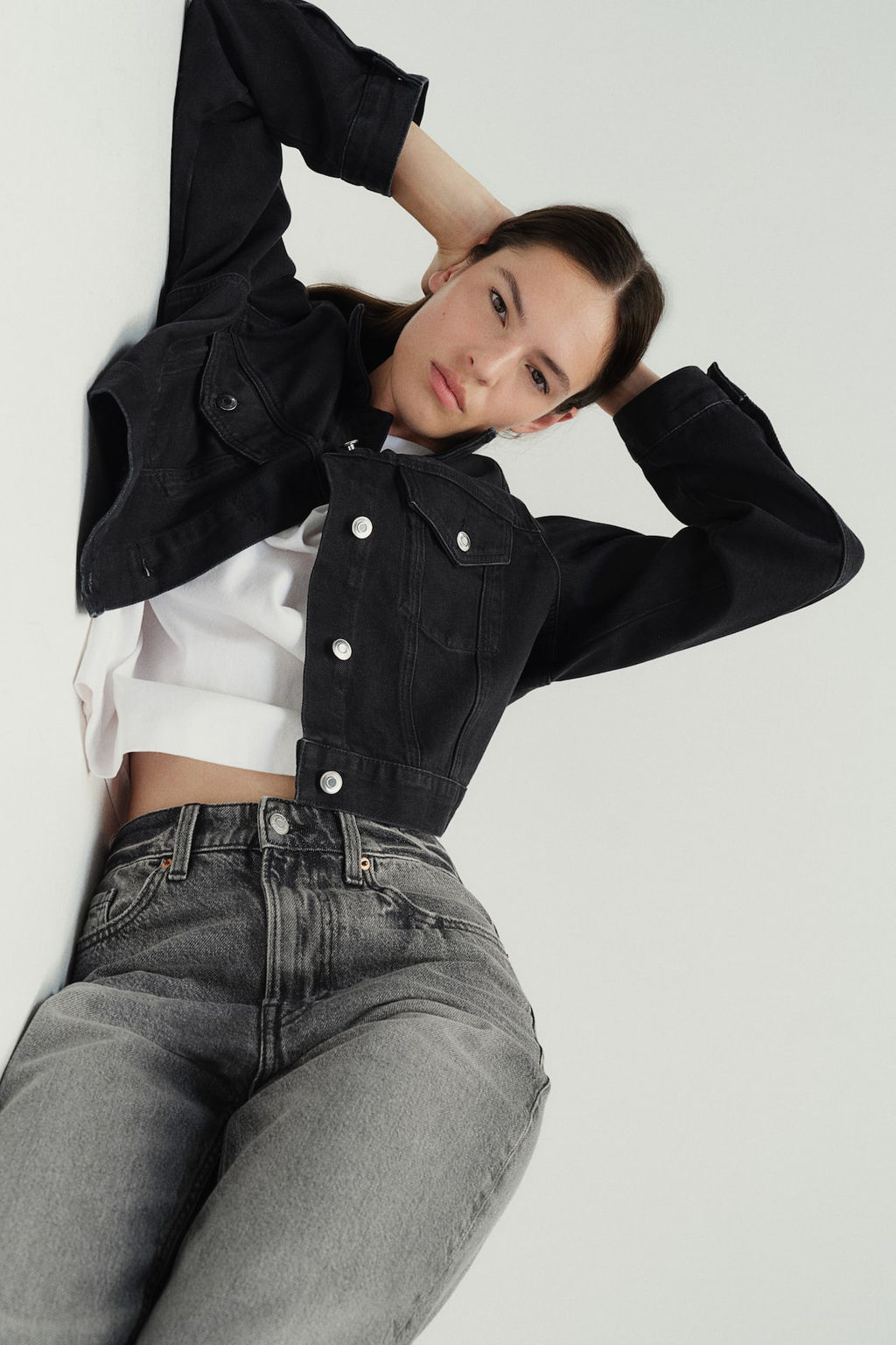Baggy Bootcut Regular Jeans - H&m фото 4