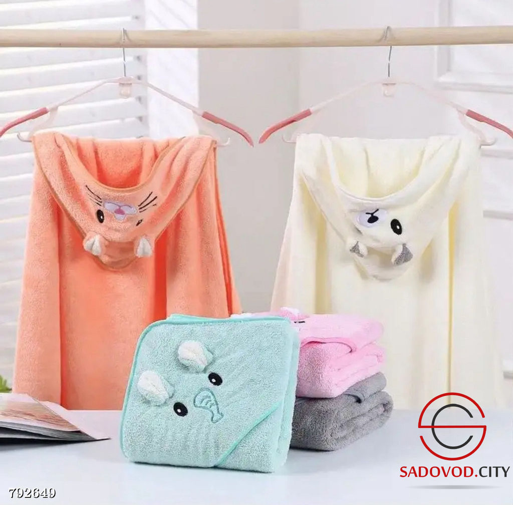 Детское полотенце-уголок из микрофибры