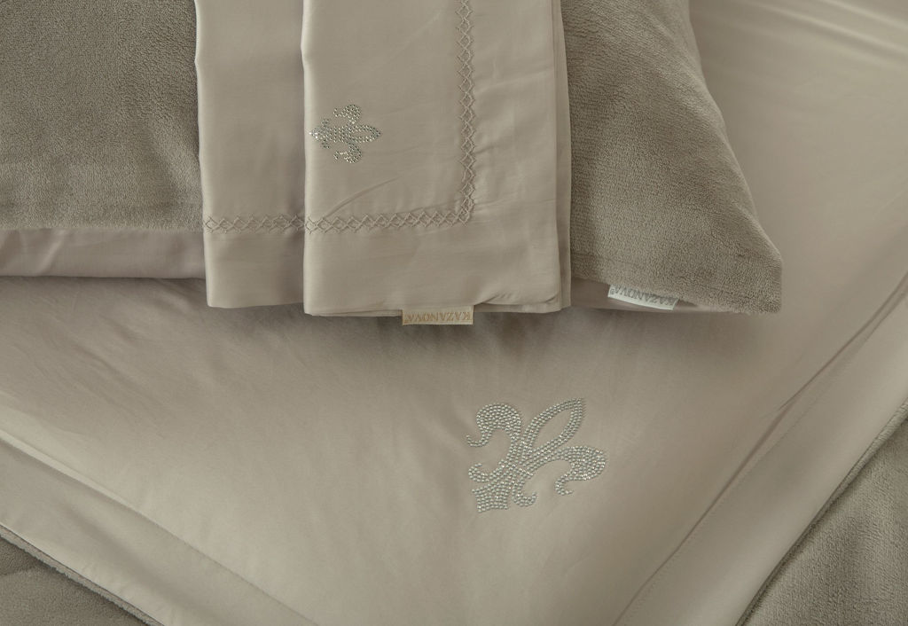 Lindor Fluffy (серый беж) Egyptian Cotton комплект