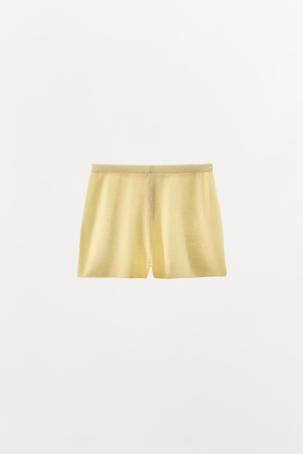 SHORTS MEZCLA ALGOD?N BOTONES / Amarillo - Zara фото 6