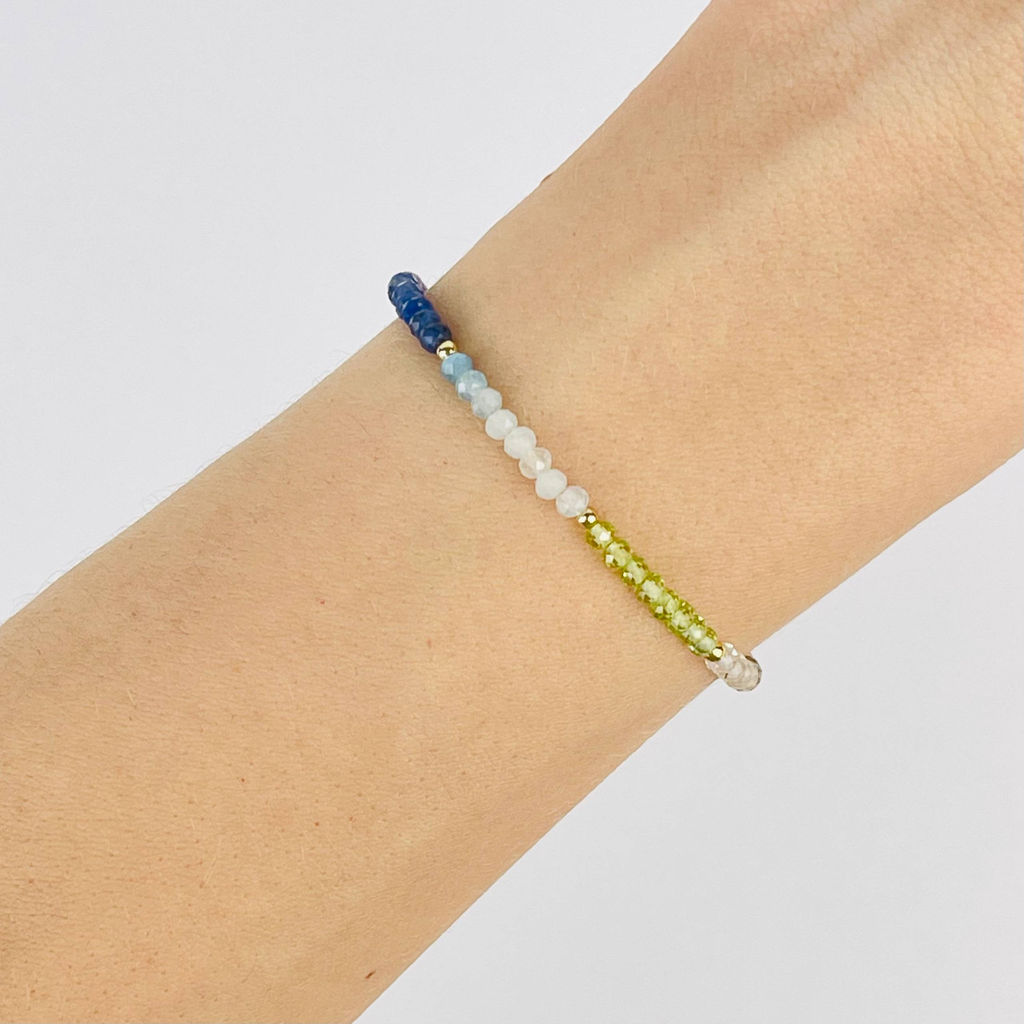 Браслет 7 чакр из Самоцветов 16 см +