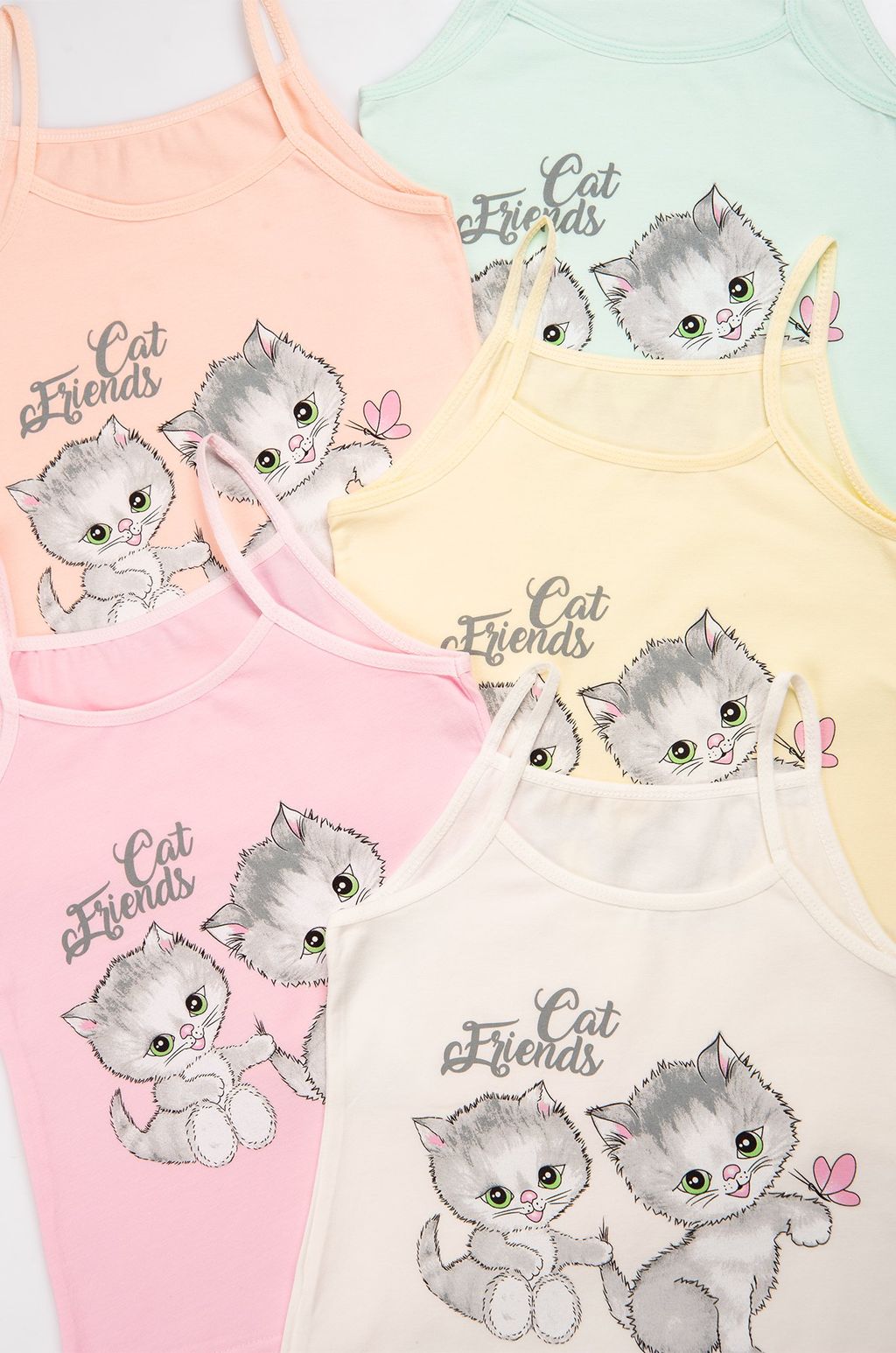 Майка на бретелях для девочки Donella  фото 6