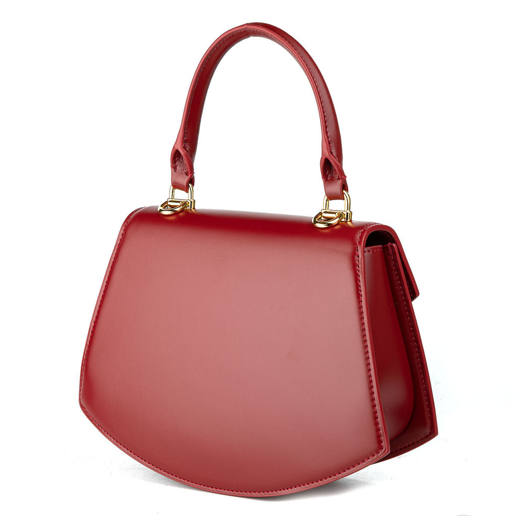 3470 red, Женская кожаная сумка, Barcelo Biagi
