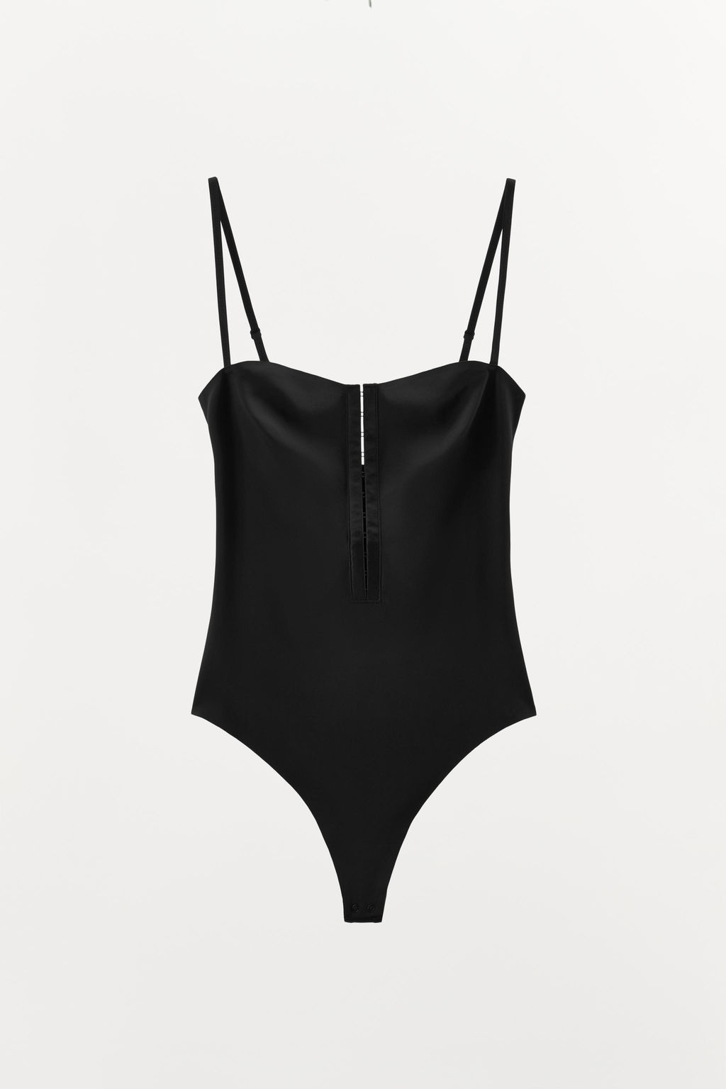 BODYSUIT WITH POLYAMIDE AND HOOKS - Zara фото 9