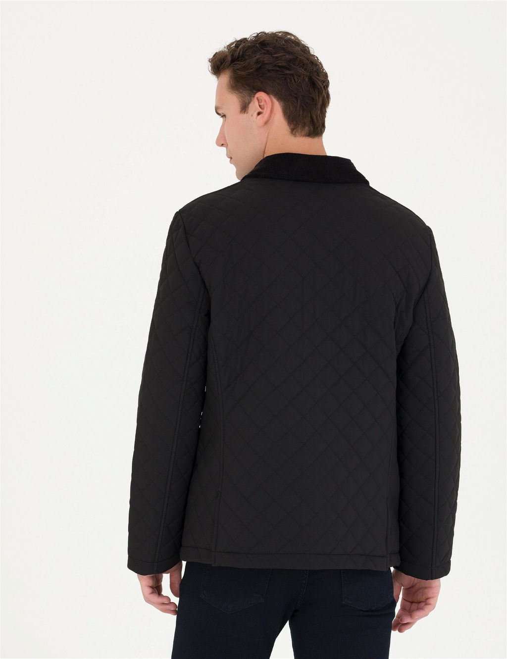 Siyah Kapitone Mont - Pierre cardin фото 5