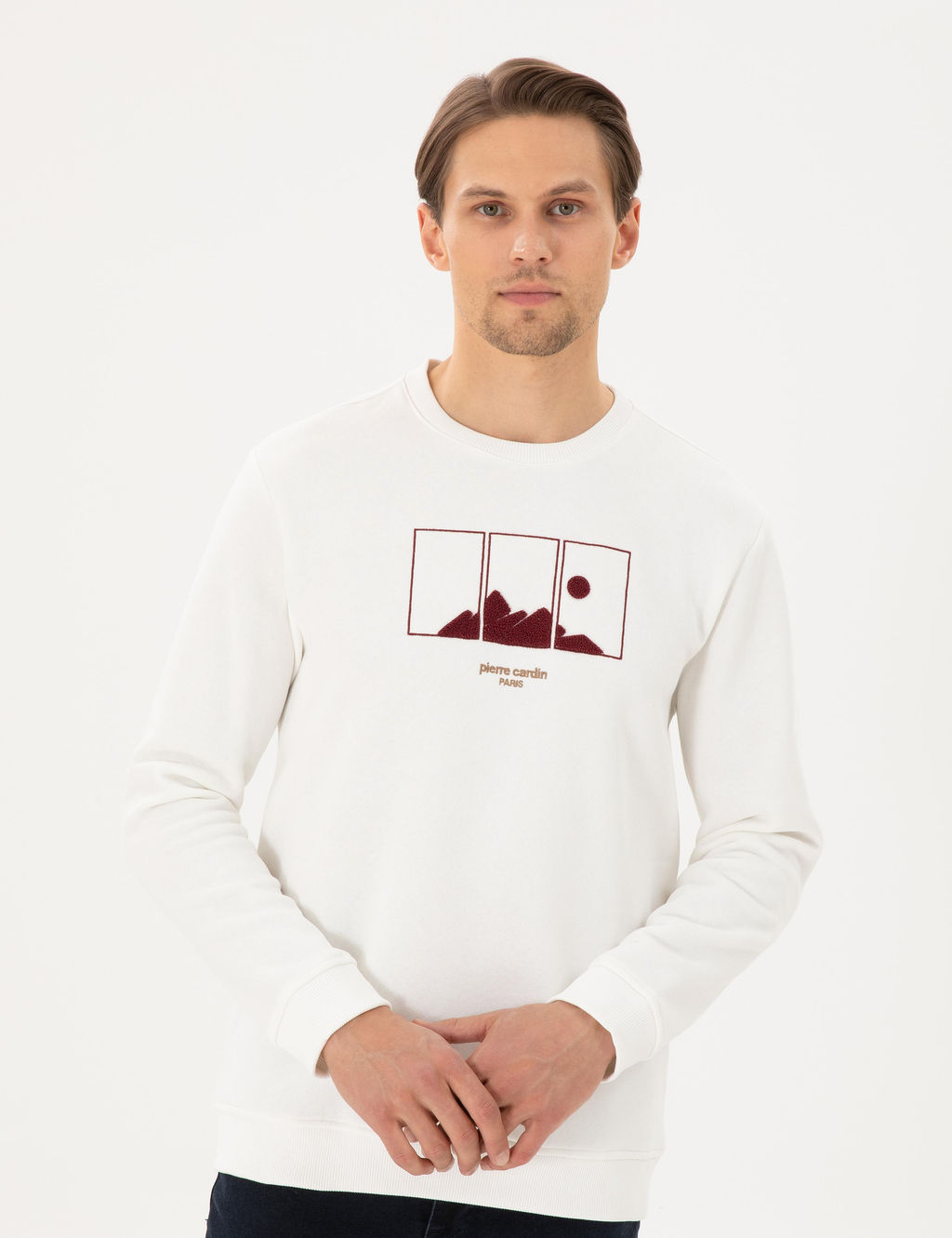 Ekru Regular Fit Sweatshirt