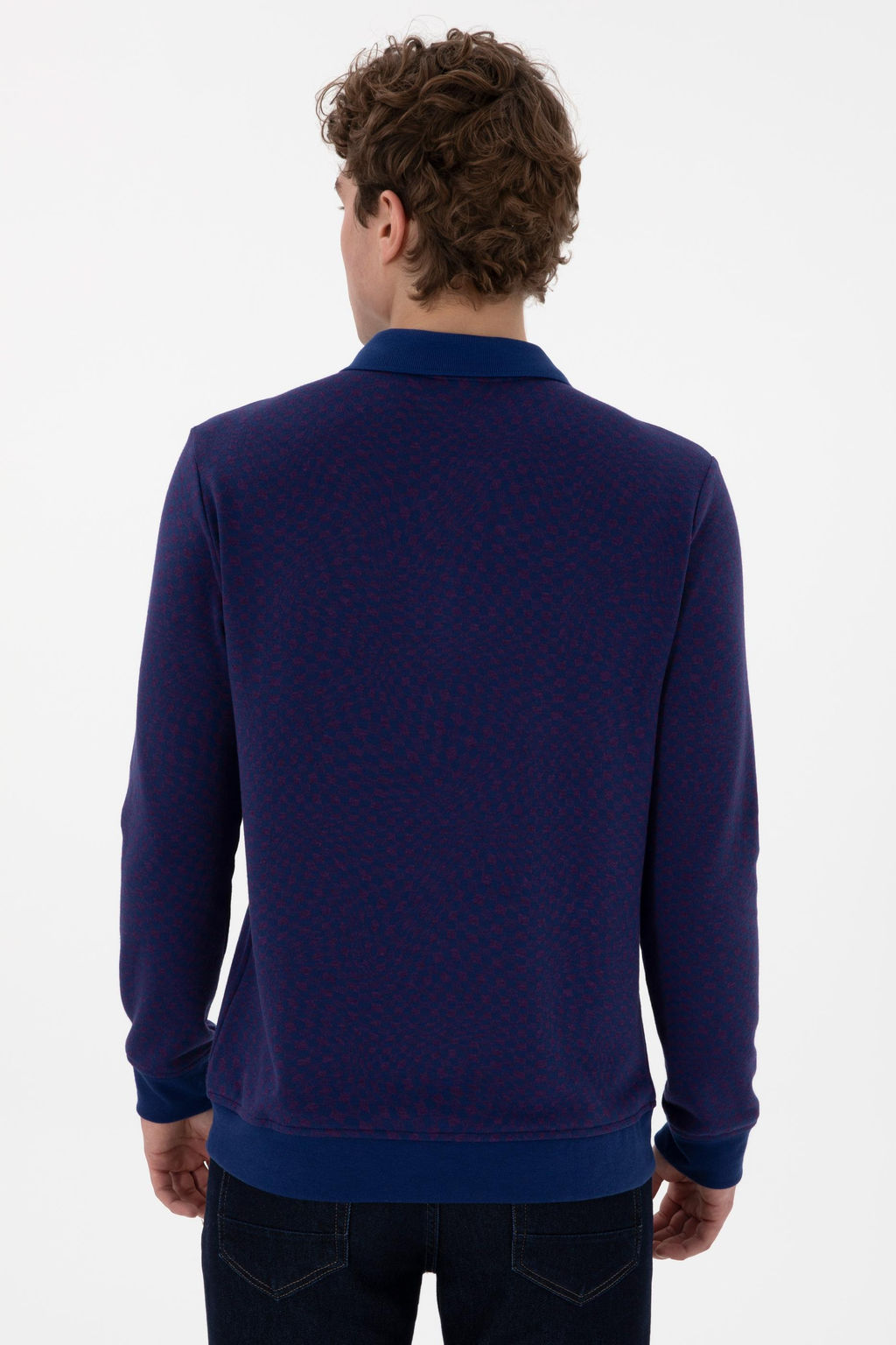 Erkek _ndigo Sweatshirt Sepette S_rpriz _ndirim - U.s. polo assn фото 5