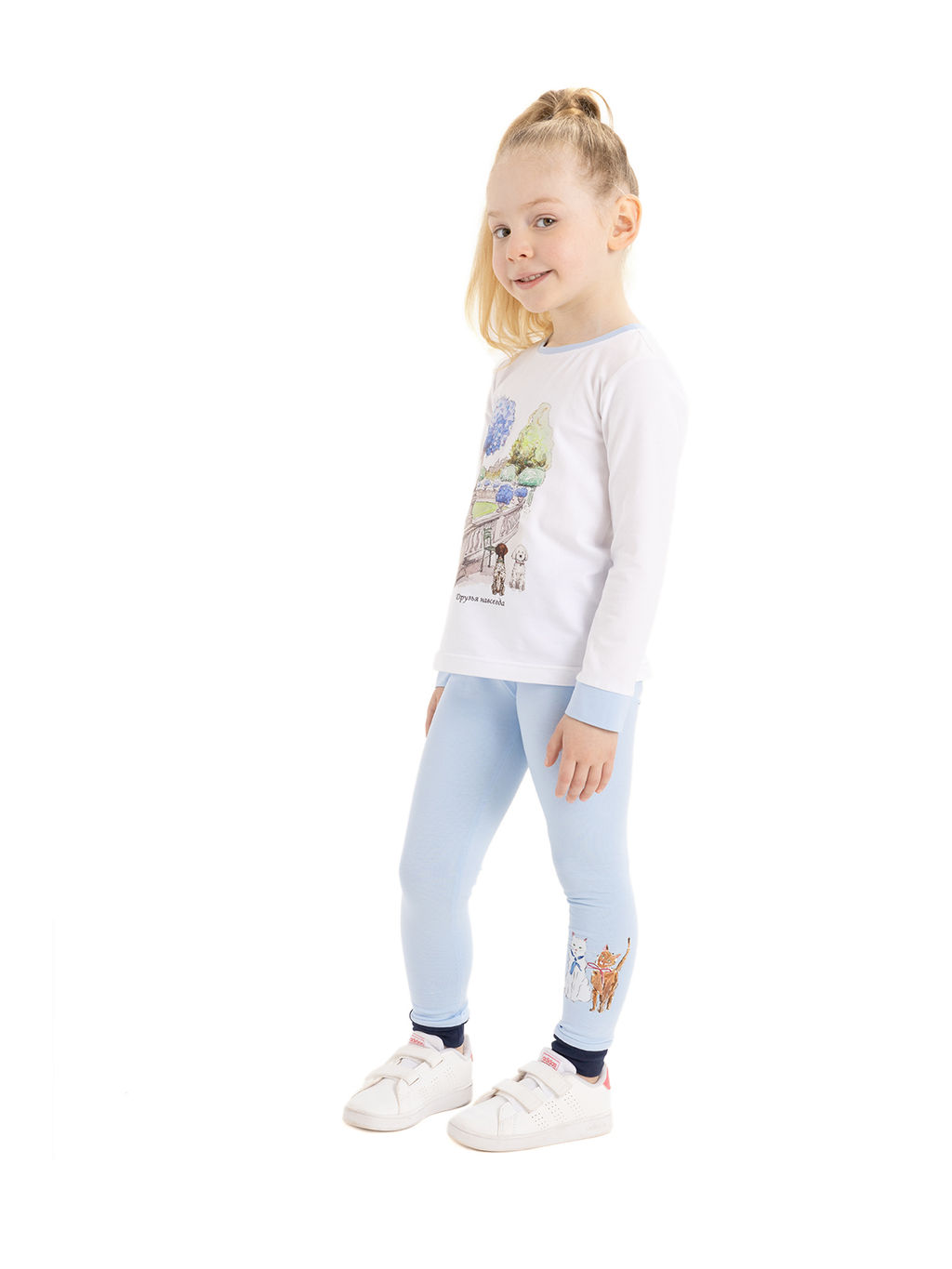 Лонгслив д/дев. О66174 - Карамелли фото 3