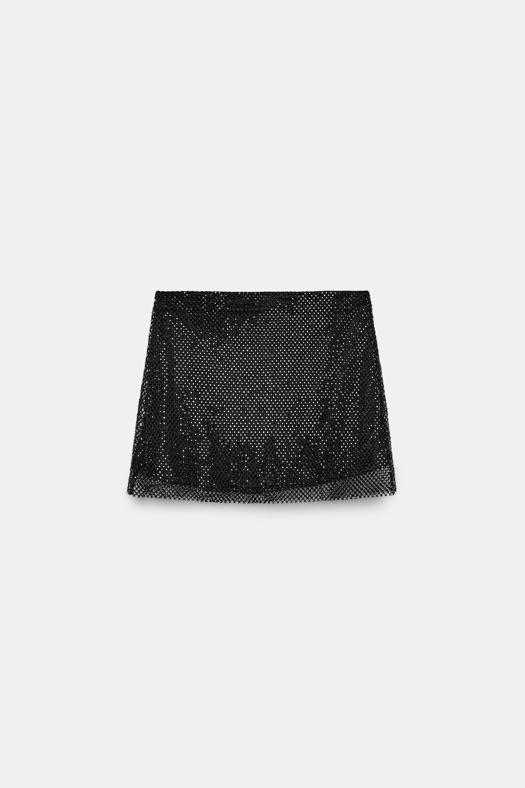 BEADED MESH MINI SKIRT - Zara фото 7