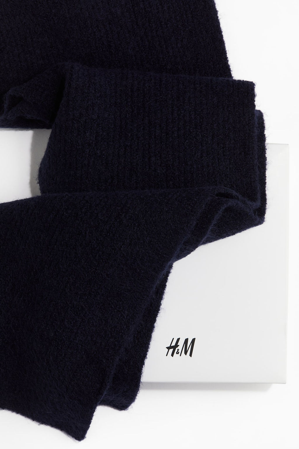 Conjunto de gorro beanie y bufanda en punto - H&m фото 2