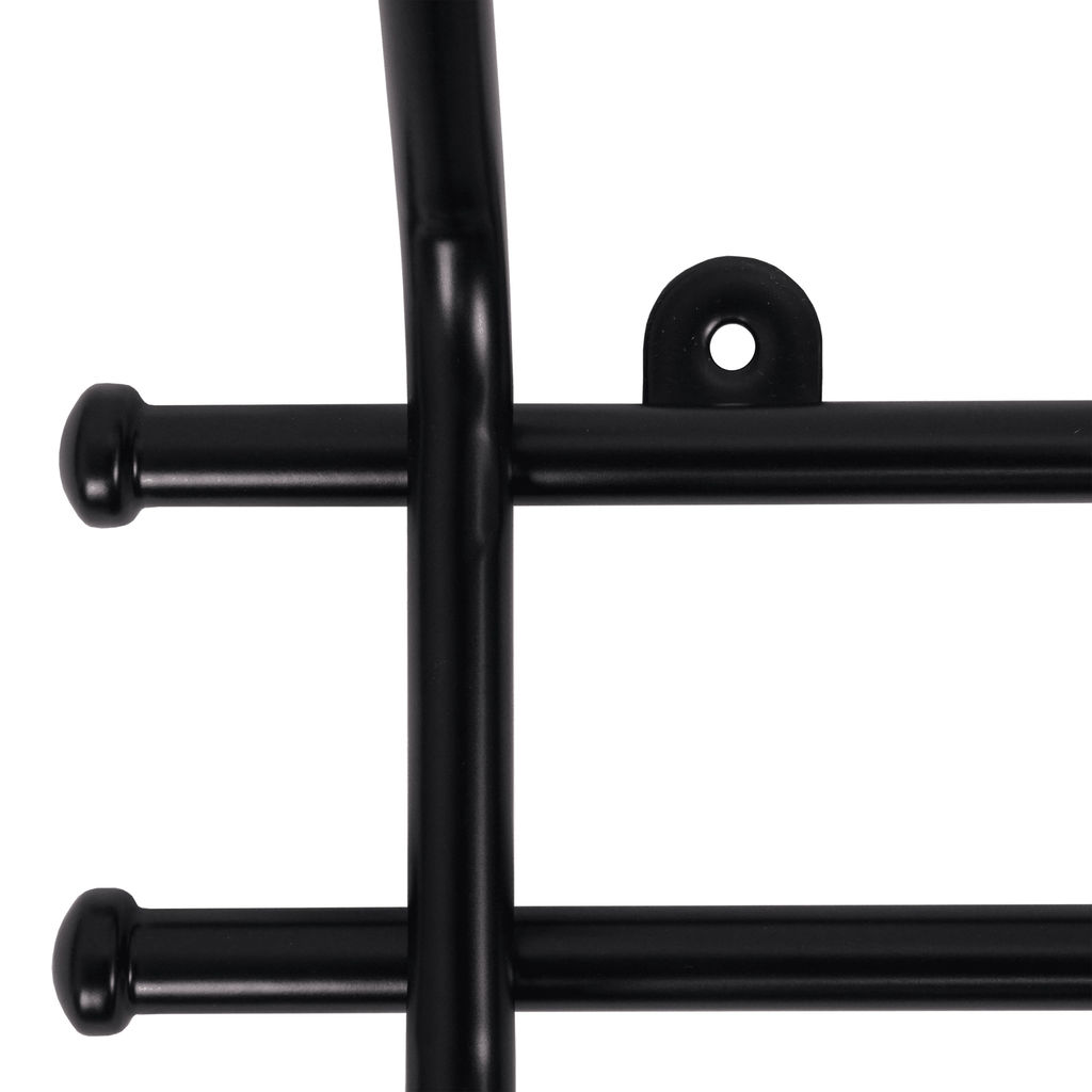 Вешалка настенная металл. "Норма 3" 24см (3 рожка, черный)