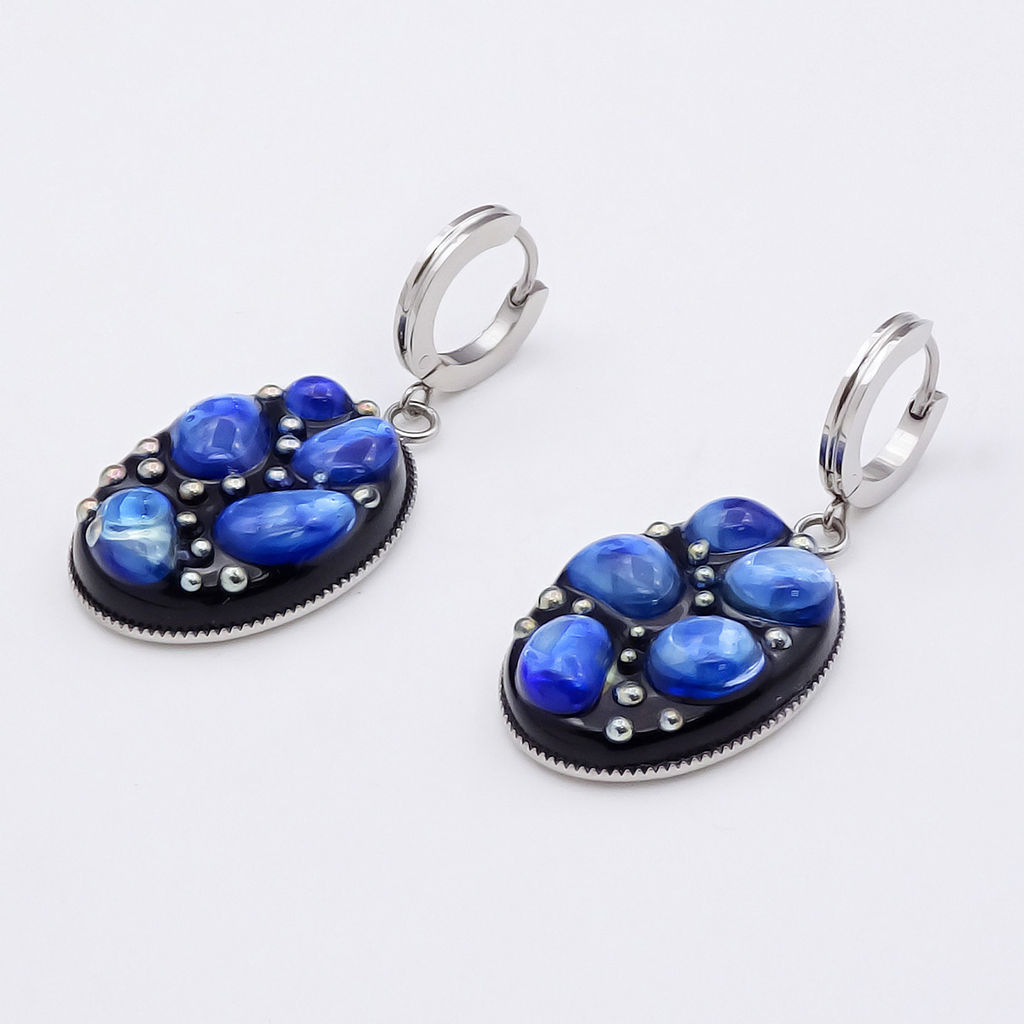 Серьги из муранского стекла CRYSTALIZE LS3206 - Vloes фото 3