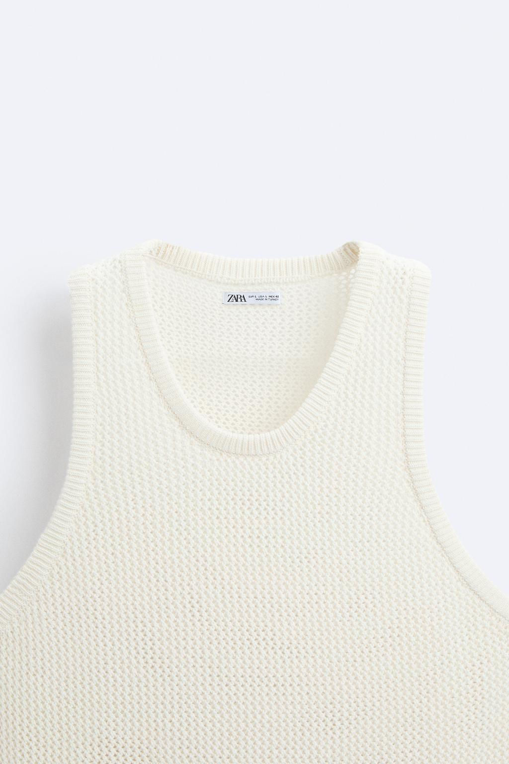 KNIT TANK TOP - Zara фото 10