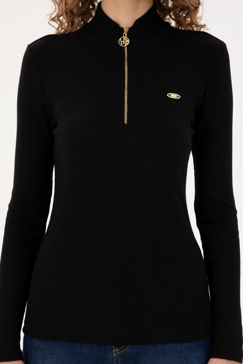 Женский черный свитшот Неожиданная скидка в корзине - U.s. polo assn фото 6