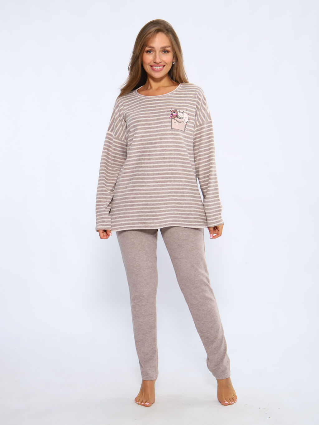 Пижама женская 5-304б (капучино)