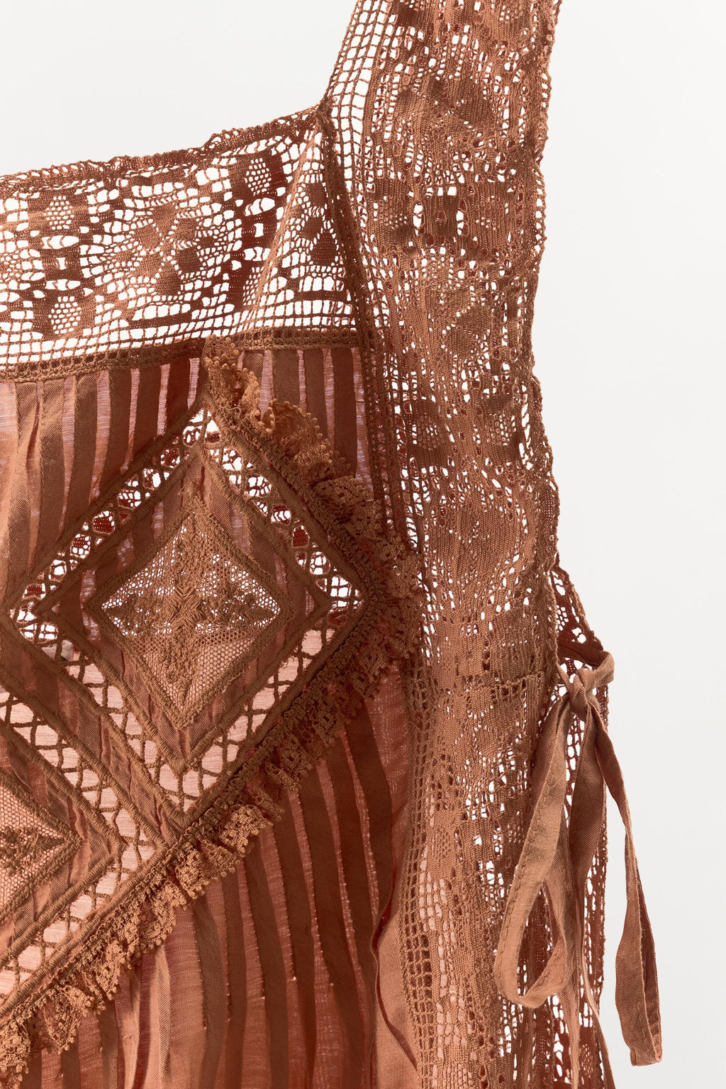 LIMITED EDITION ARGYLE LACE TOP - Zara фото 7