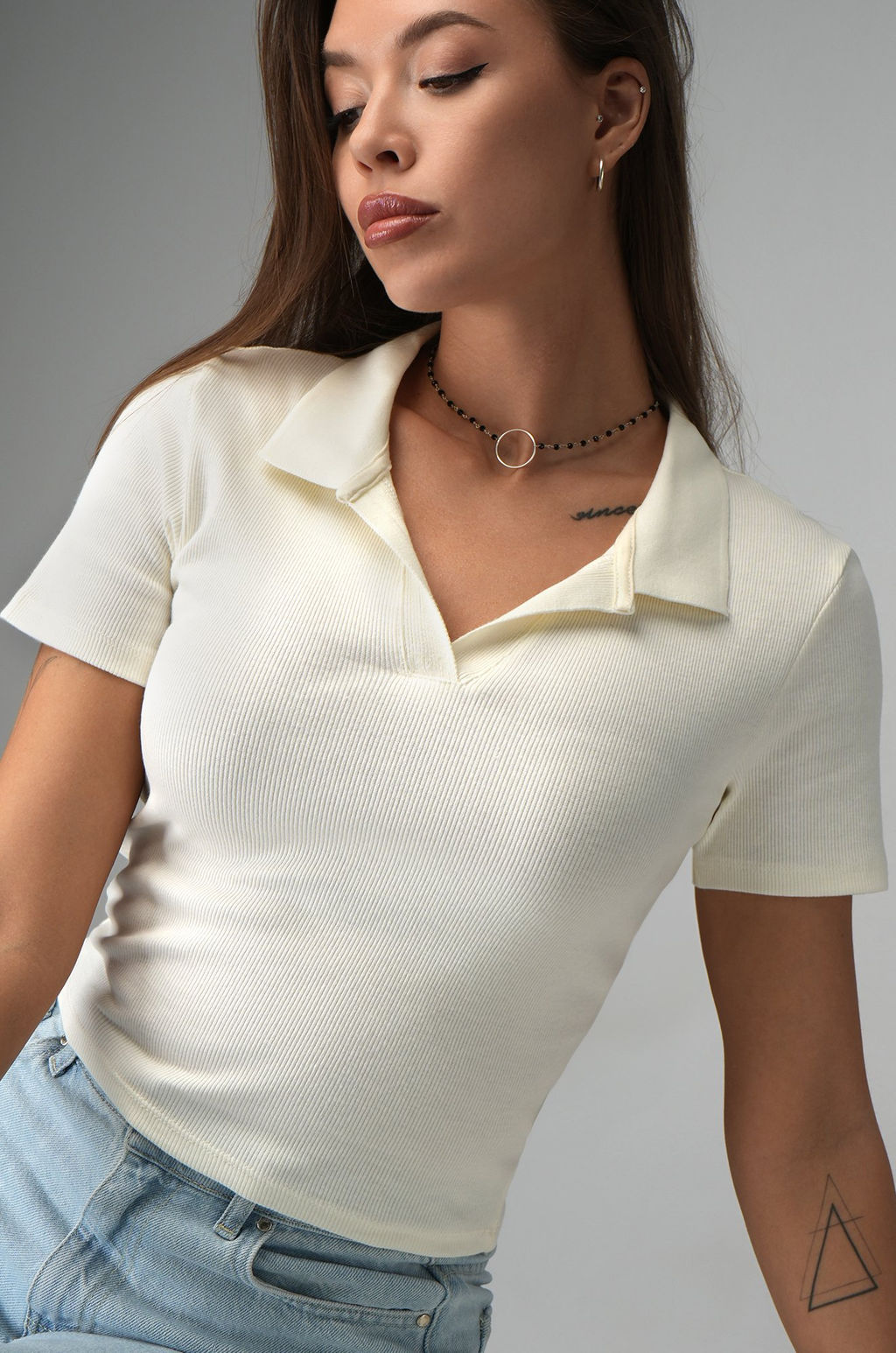 Женский топ-поло Happyfox