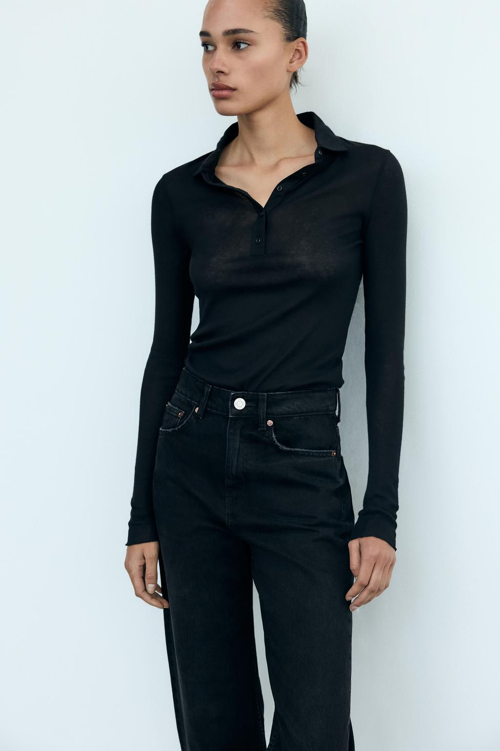 TRF MOM FIT HIGH-WAIST JEANS - Zara фото 13