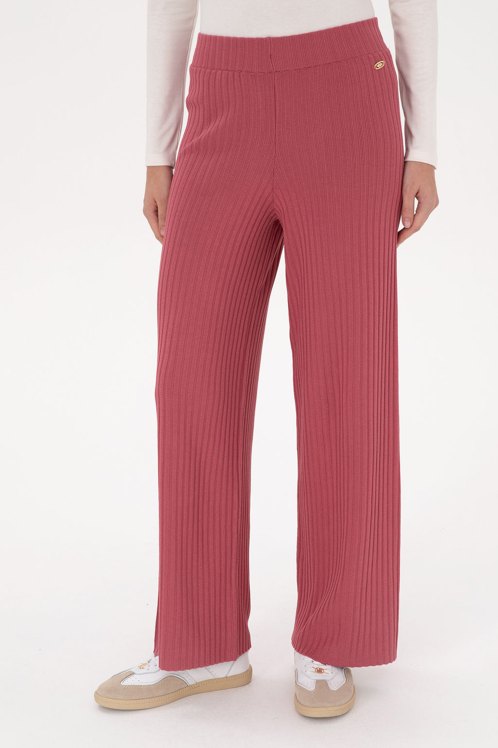 KadДn Pembe Triko Loose Fit Pantolon