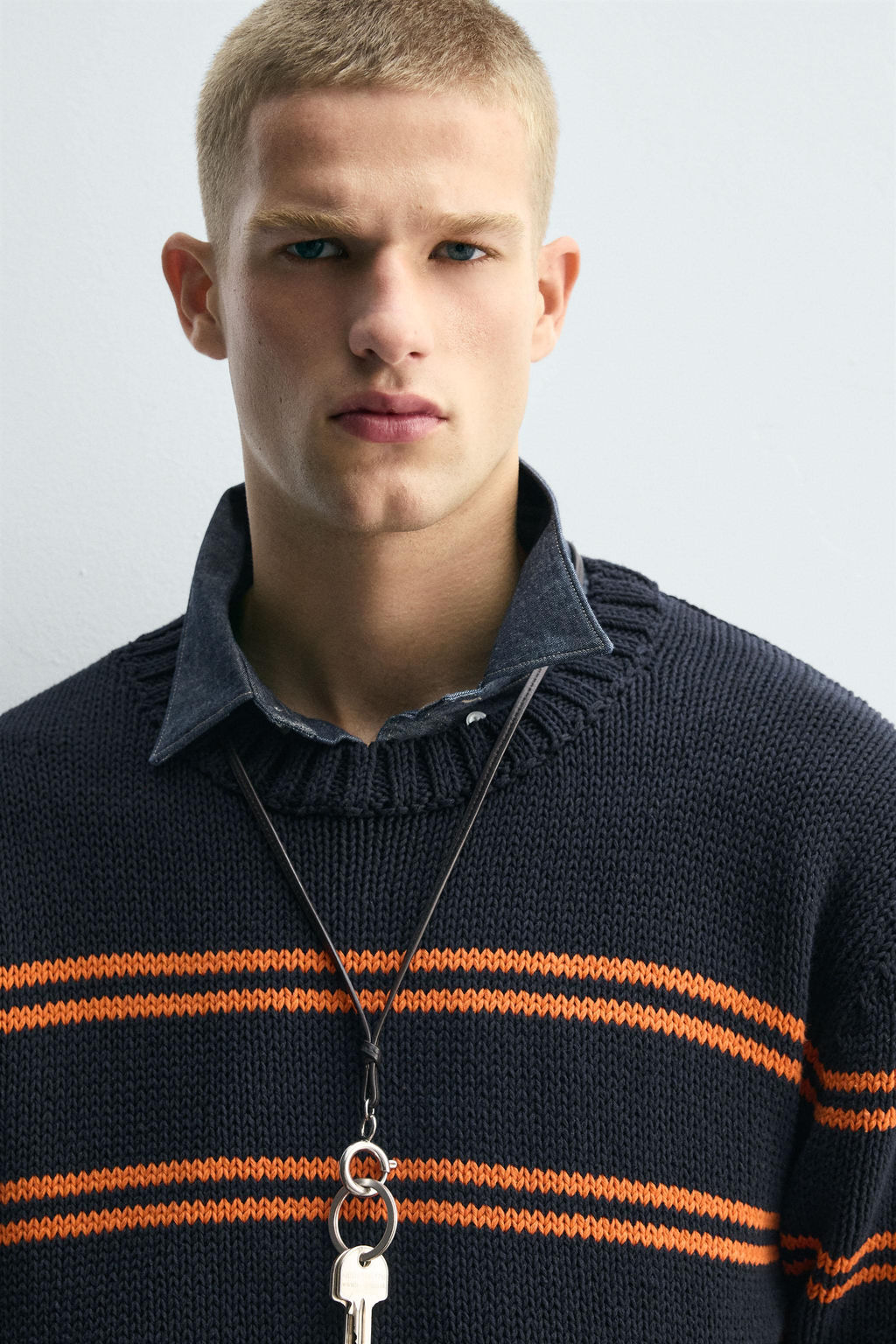 JACQUARD STRIPE JUMPER - Zara фото 7