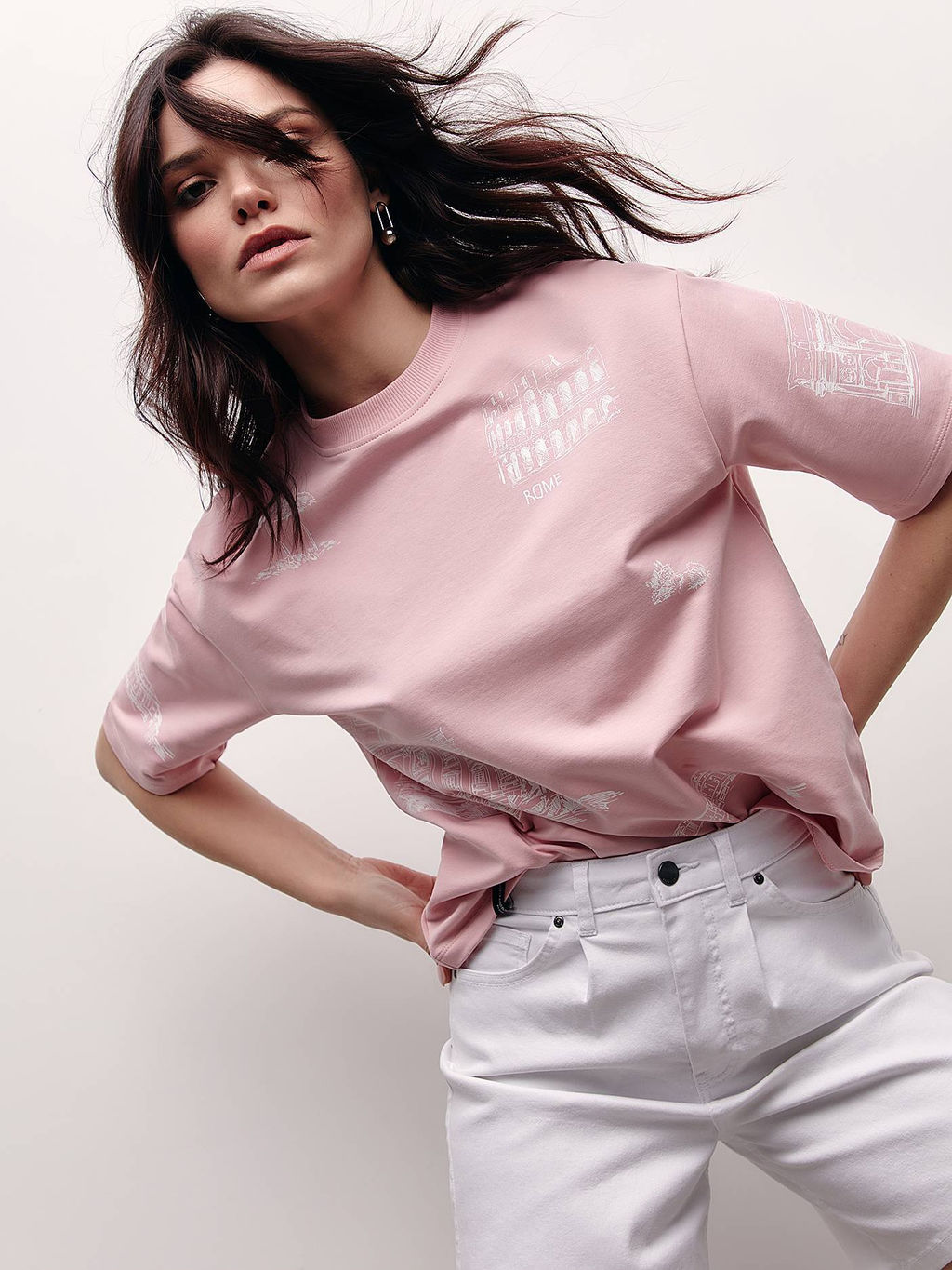 CONTE Футболка из футера Designed for emotions LD 1634 romantic pink