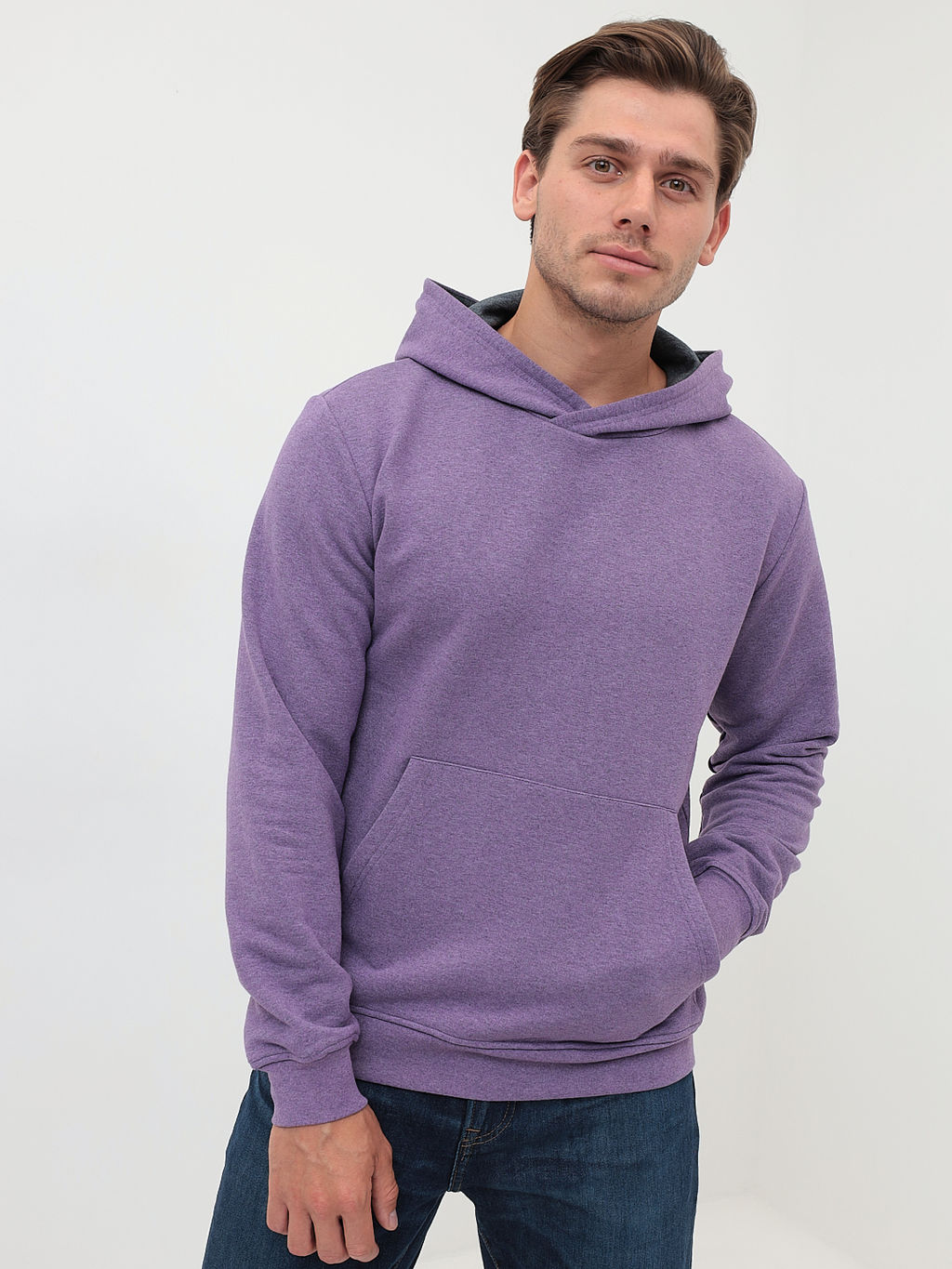 Худи мужское GREG G171-RM-7002 (сирень м.)  фото 6