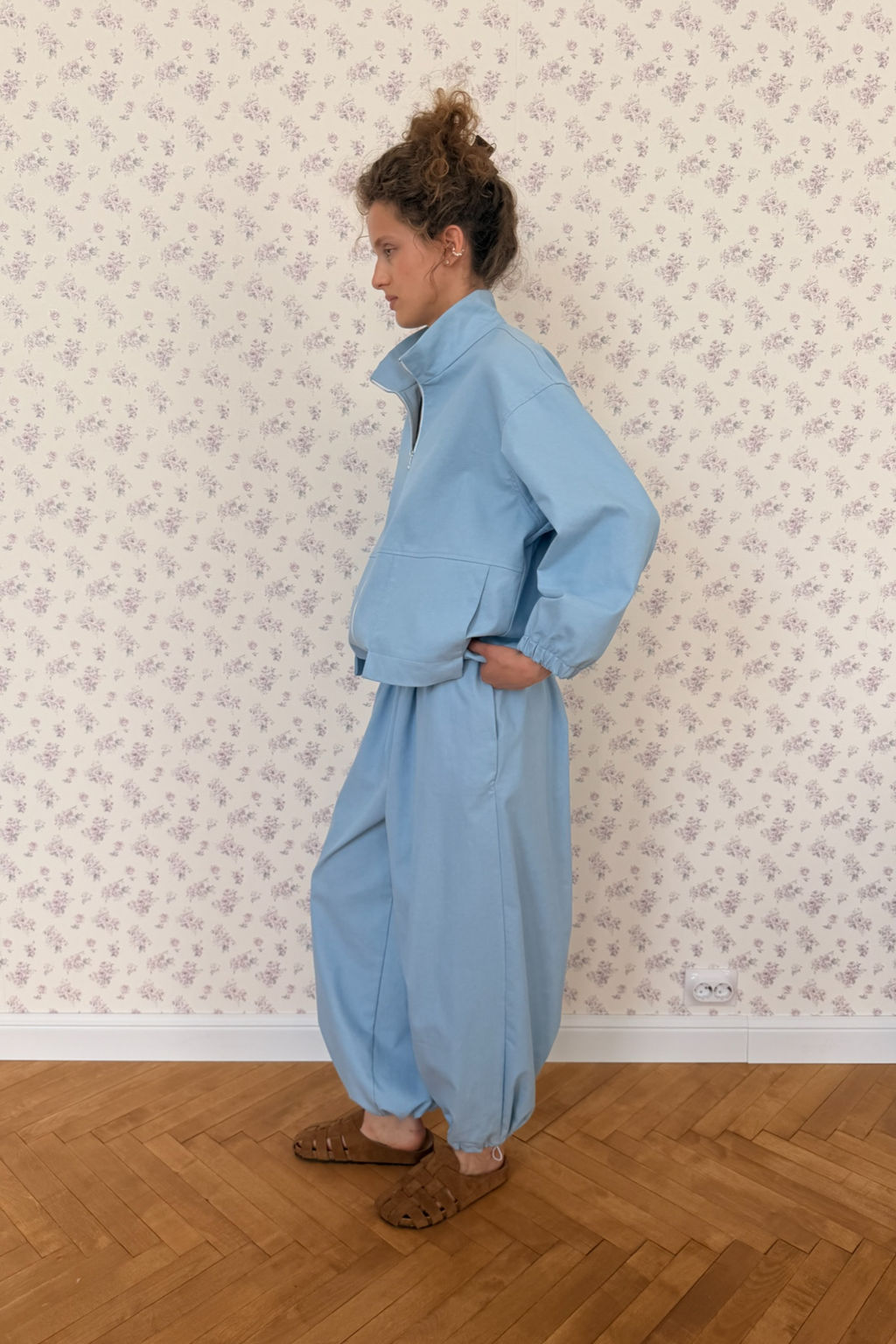 Жакет женский ЗЕФИР120/01/Голубой - M&G all natural фото 6