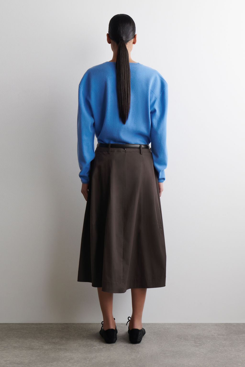 FALDA MIDI DE ALGOD?N MAXIVOLUMEN - H&m фото 4