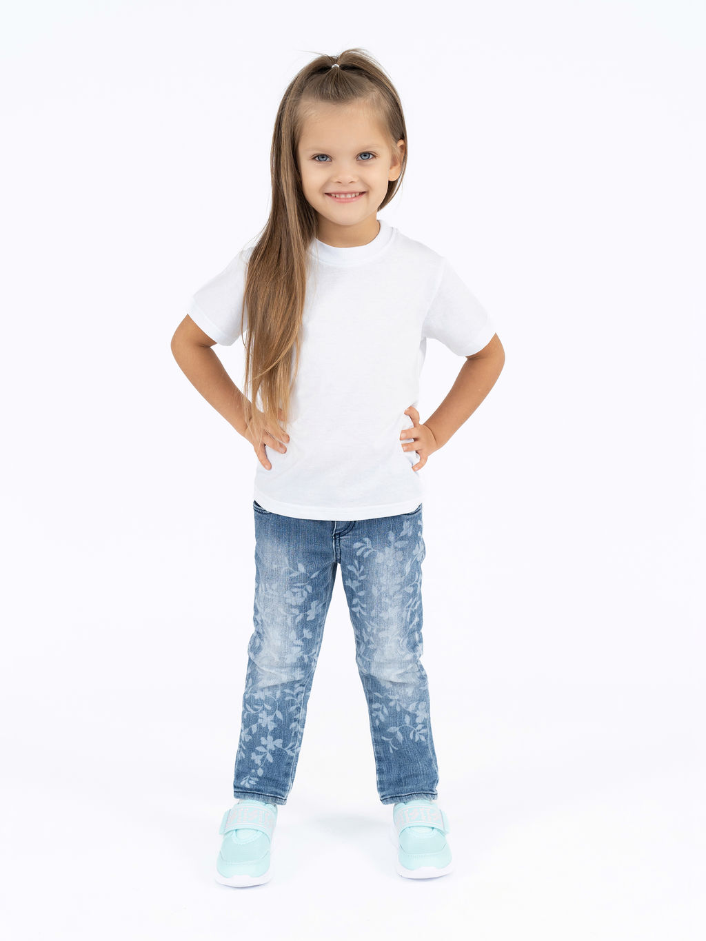 Футболка детская белая