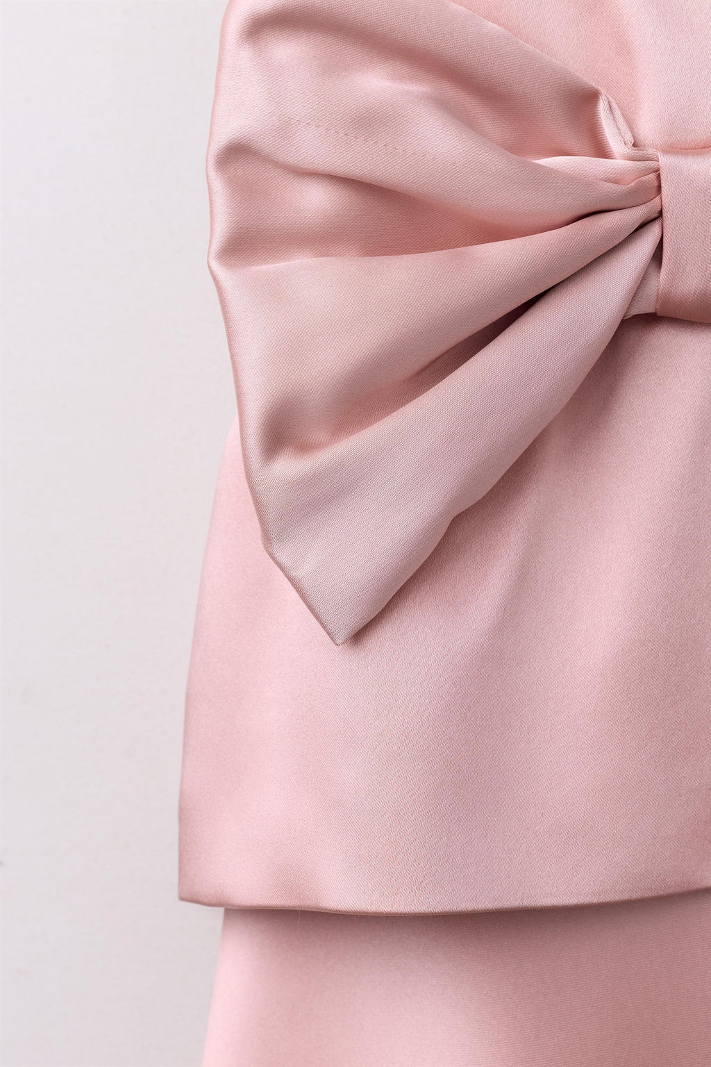 SATIN DRESS WITH CAPE AND BOW - Zara фото 4