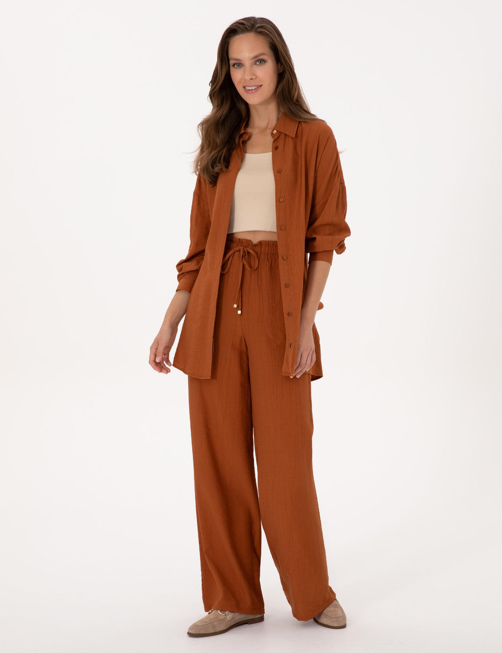 Tar__n Loose Fit Kanvas Pantolon - Pierre cardin фото 3