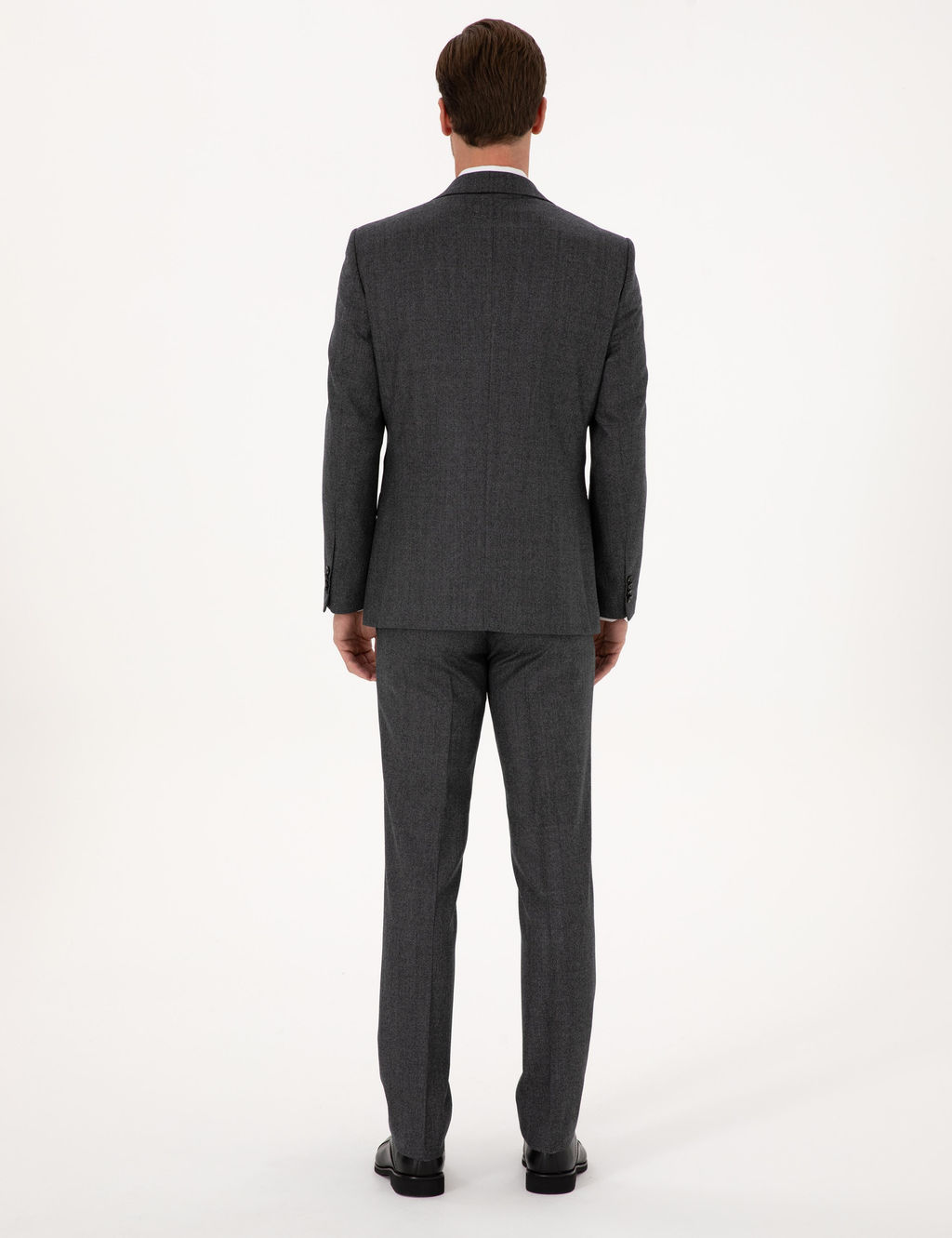 Antrasit Slim Fit Tak_m Elbise - Cacharel фото 4