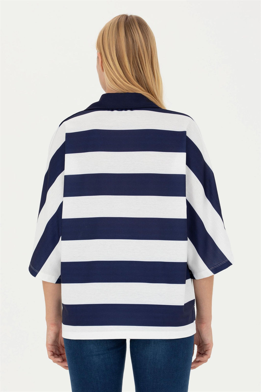 Женская темно-синяя футболка - U.s. polo assn фото 5