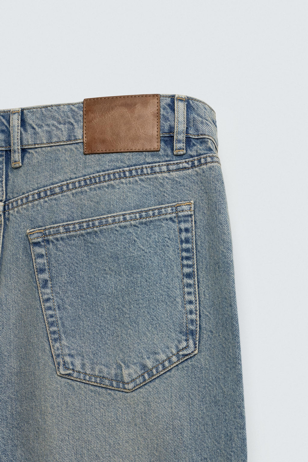 JEANS STRAIGHT ANKLE FIT / Azul medio - Zara фото 11