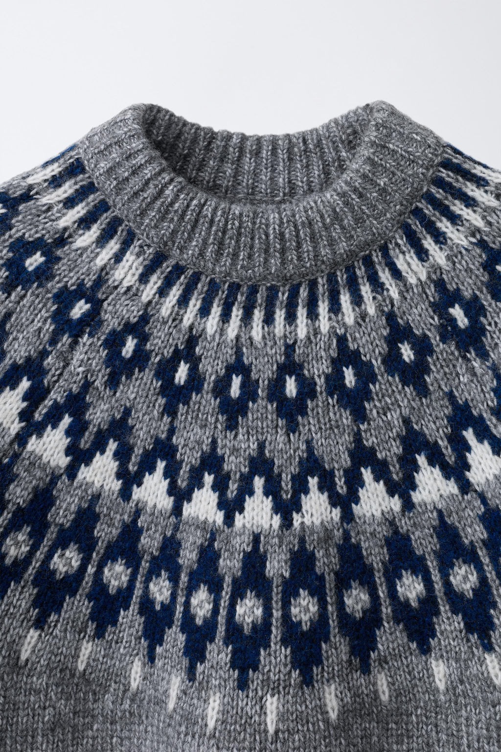 JACQUARD KNIT JUMPER - Zara фото 3