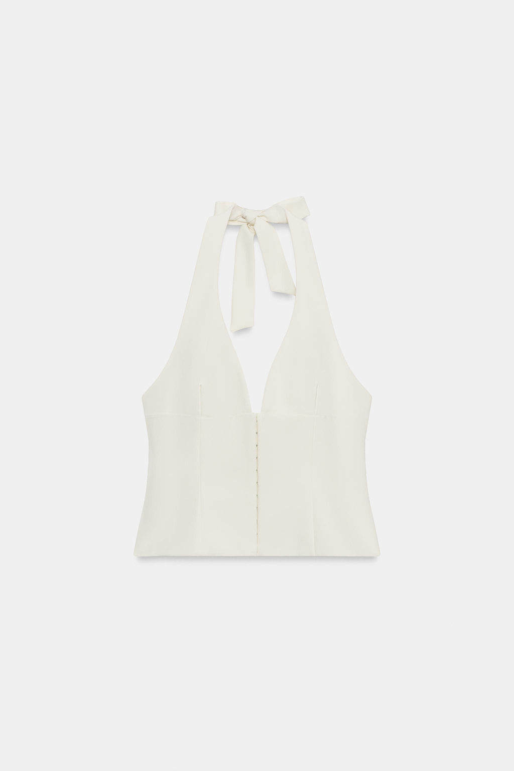 TOP HALTER CORSETERO / Crudo - Zara фото 4