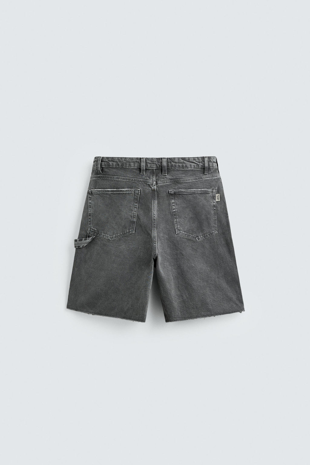 BERMUDA RELAXED FIT BOLSILLO CARPINTERO / Gris oscuro - Zara фото 8