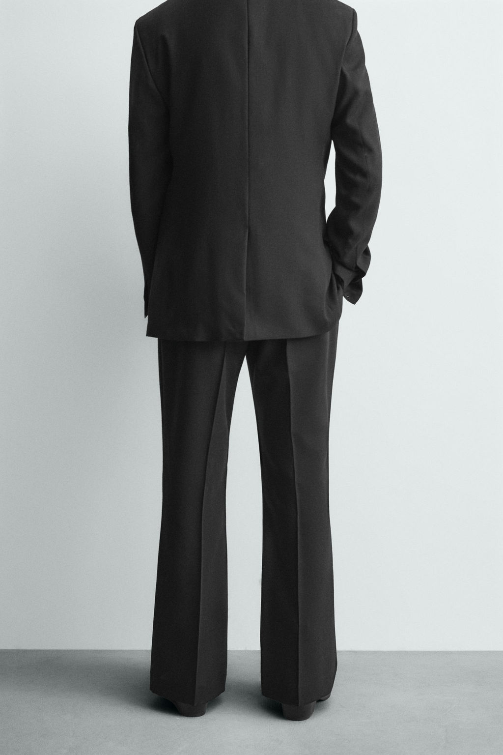 LIMITED EDITION 100% WOOL FLARE FIT SUIT TROUSERS - Zara фото 3